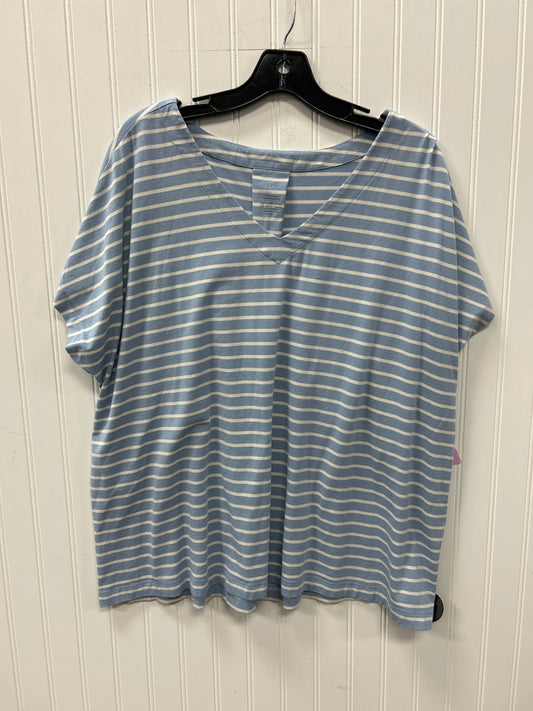 Top Ss By J. Jill In Blue, Size:2X