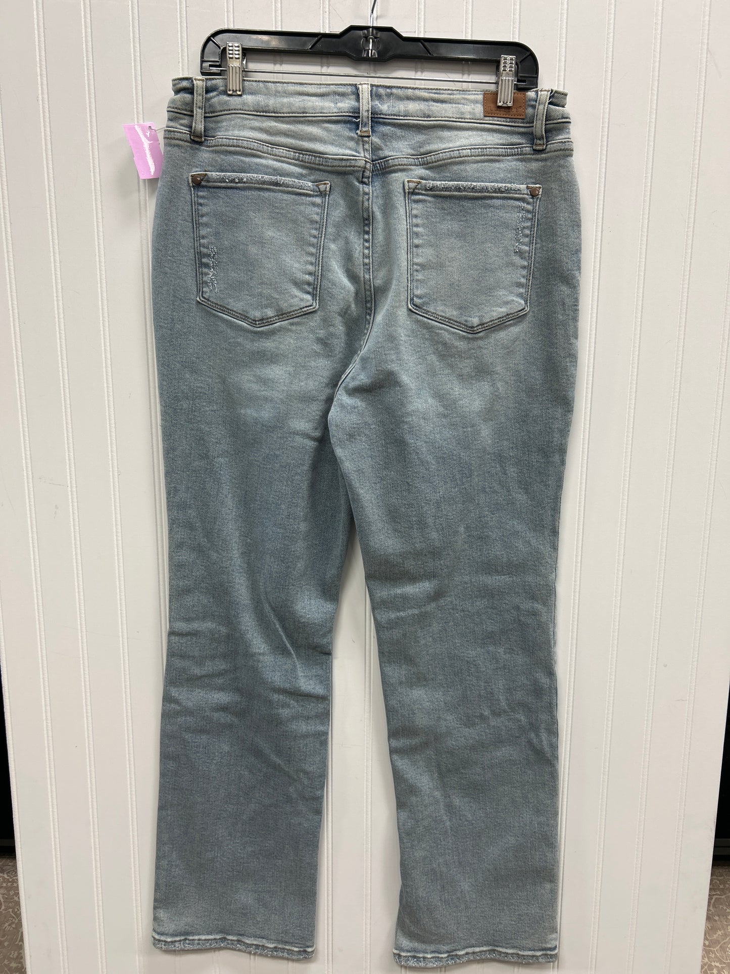 Jeans Straight By Judy Blue In Blue Denim, Size:14