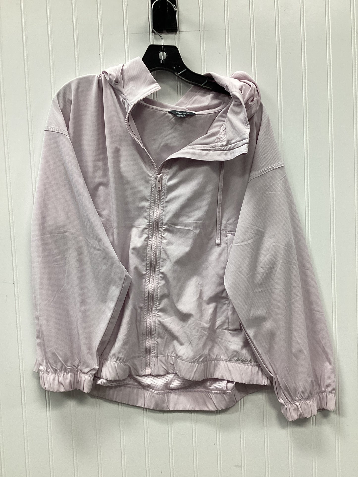 Athletic Jacket By Eddie Bauer In Pink, Size:Xl