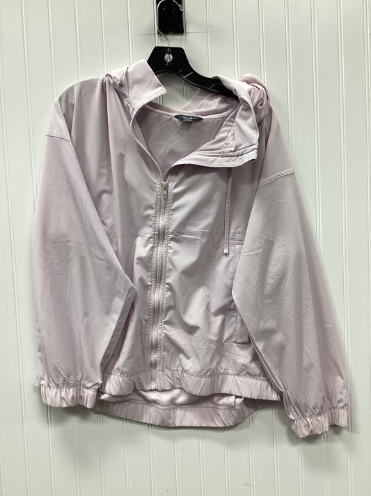 Athletic Jacket By Eddie Bauer In Pink, Size:Xl