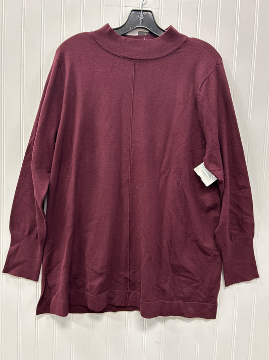 Top Ls By Alfani In Maroon, Size:Xl NWT
