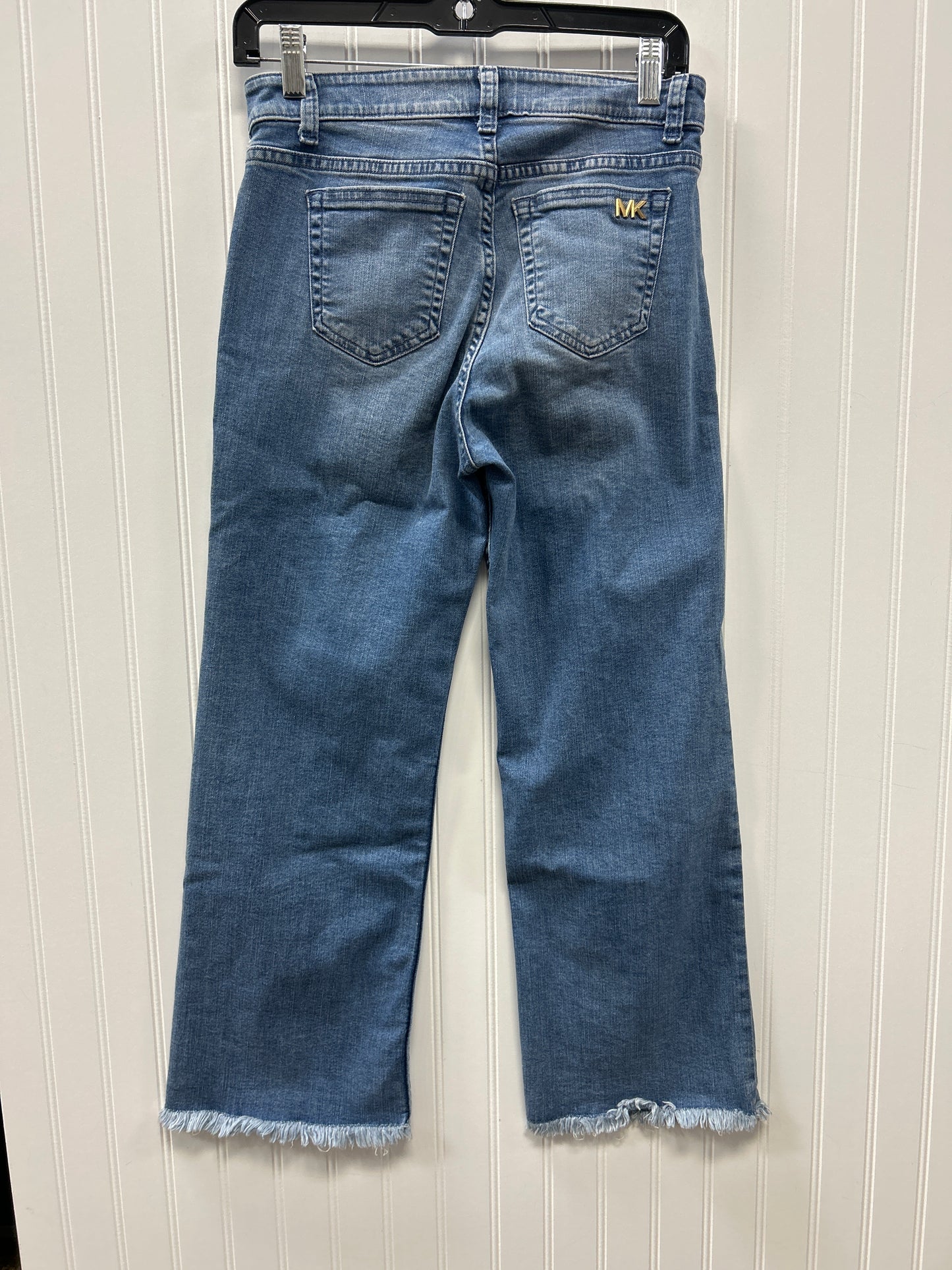 Jeans Straight By Michael By Michael Kors In Blue Denim, Size:2