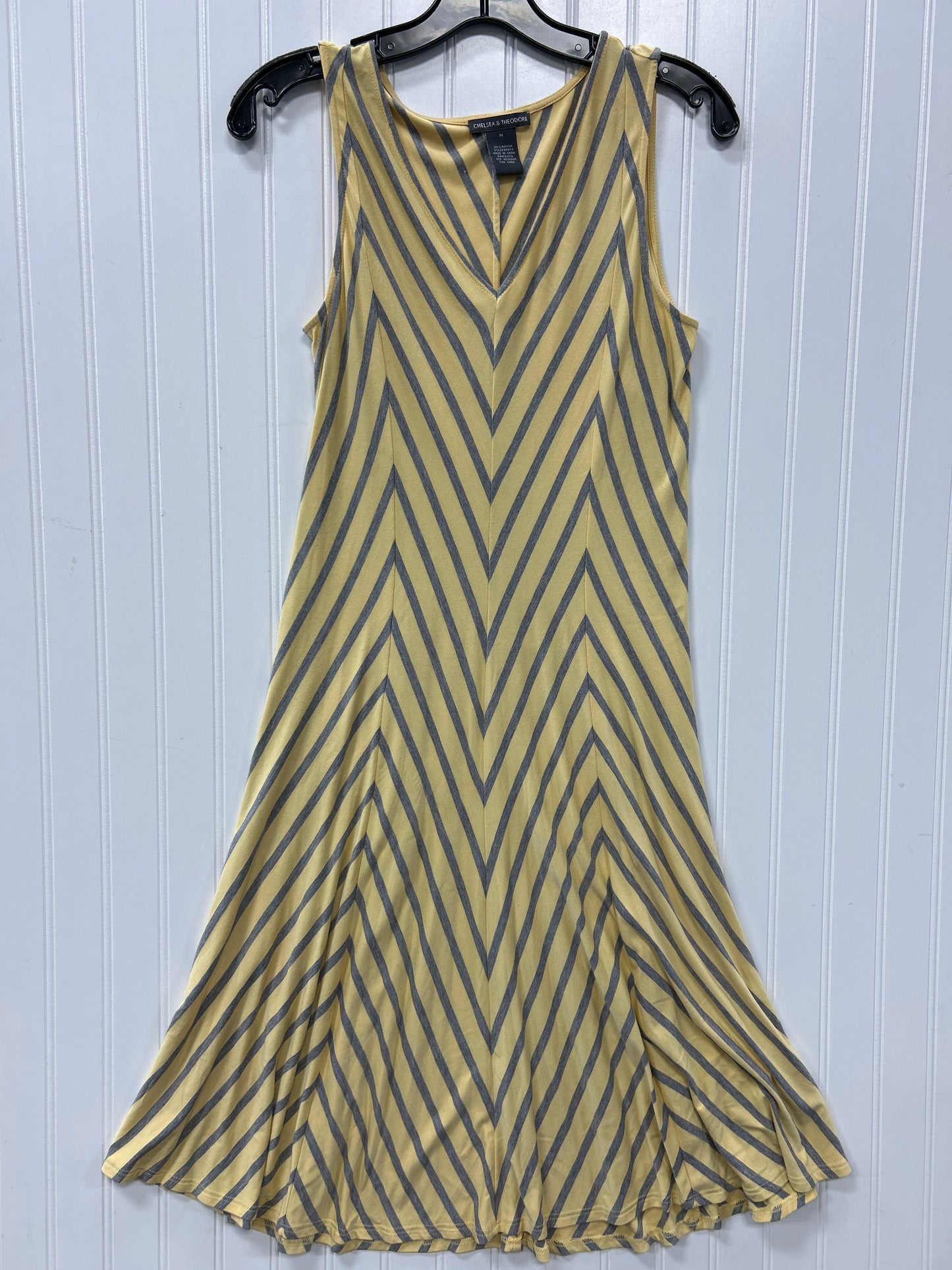 Dress Casual Maxi By Chelsea And Theodore In Yellow, Size:M