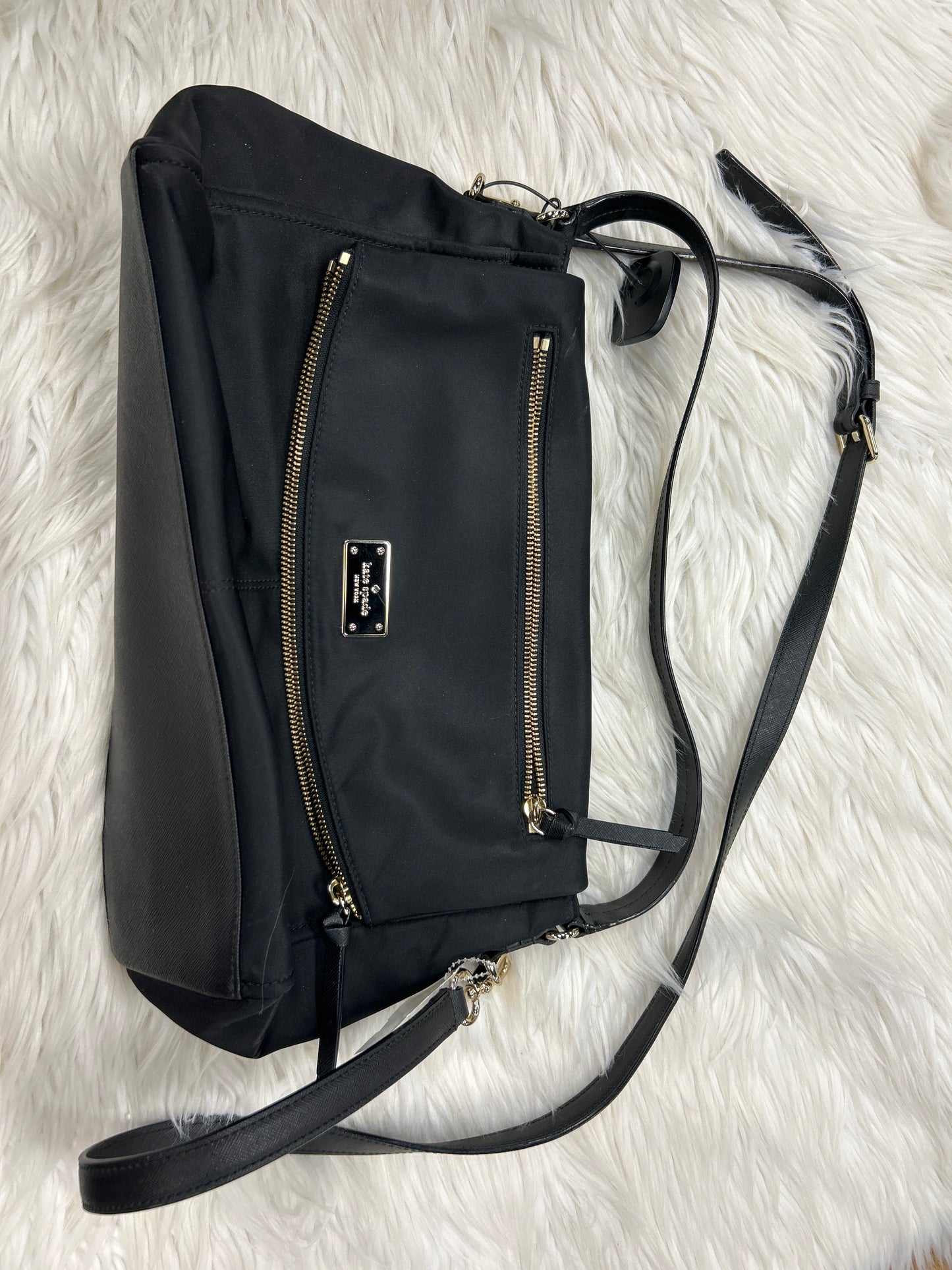 Handbag Designer By Kate Spade In Black, Size:Large