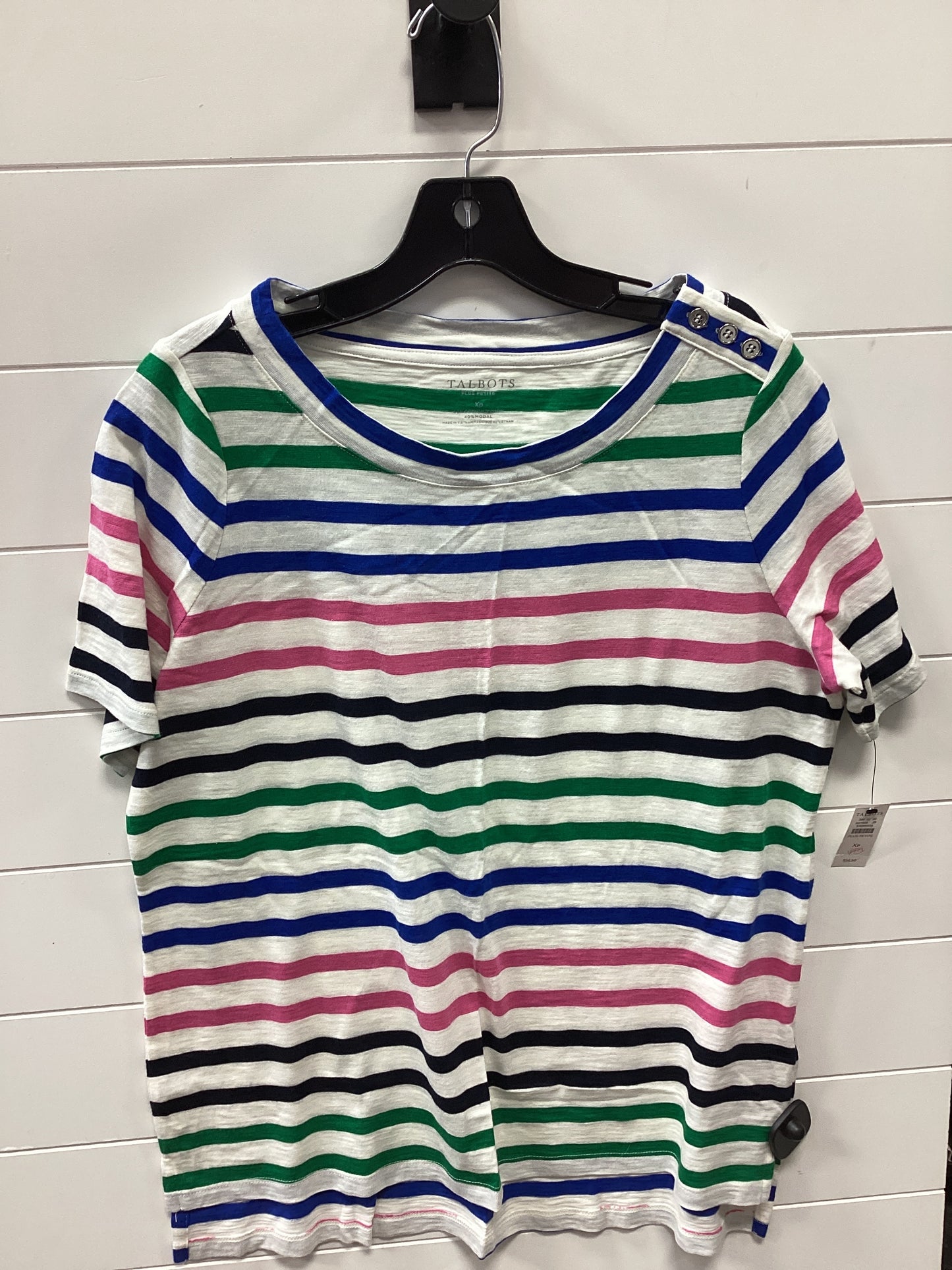 Top Ss By Talbots In Striped Pattern, Size:Lp