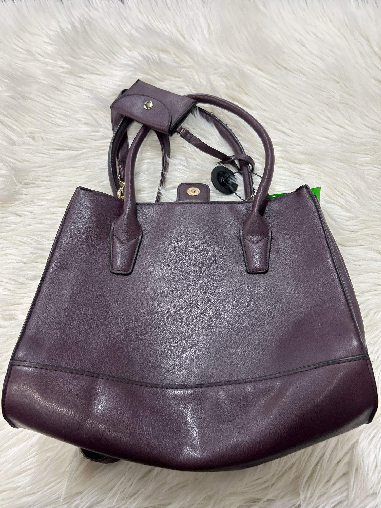 Handbag By Christian Siriano In Purple, Size:Medium