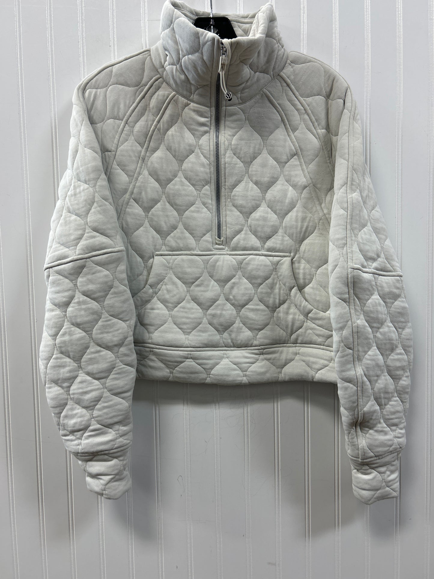 Athletic Sweatshirt Crewneck By Lululemon In Grey, Size:Xs
