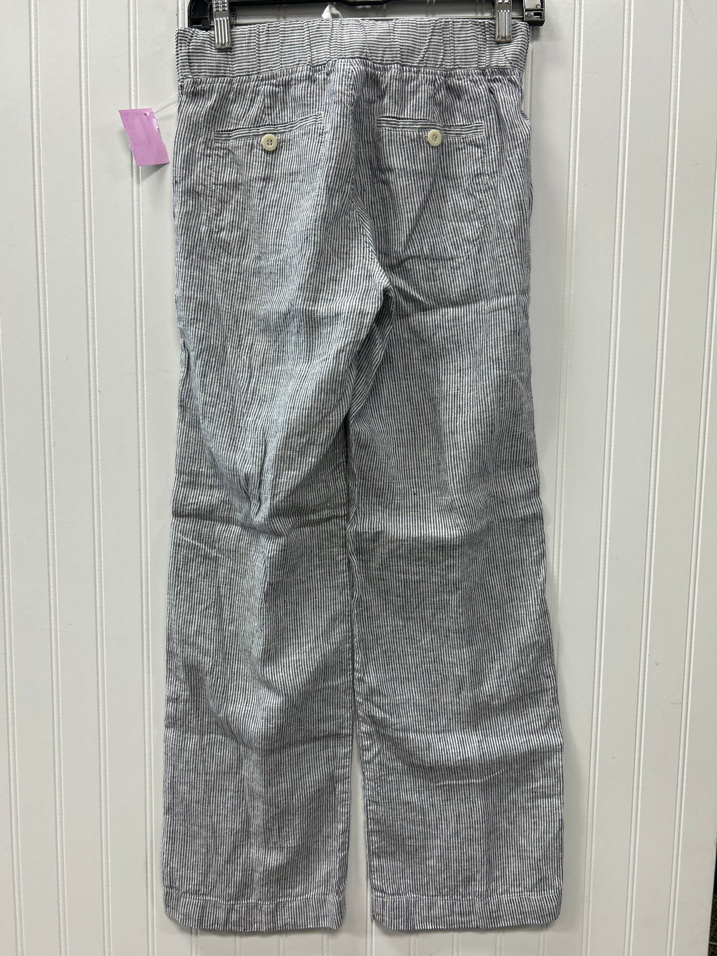 Pants Linen By Athleta In Striped Pattern, Size:4P