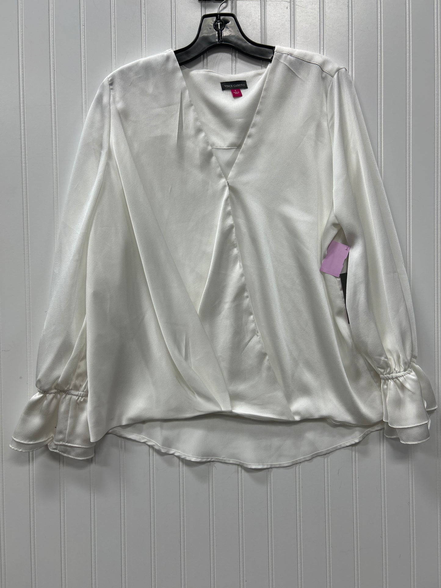 Top Ls By Vince Camuto In White, Size:L