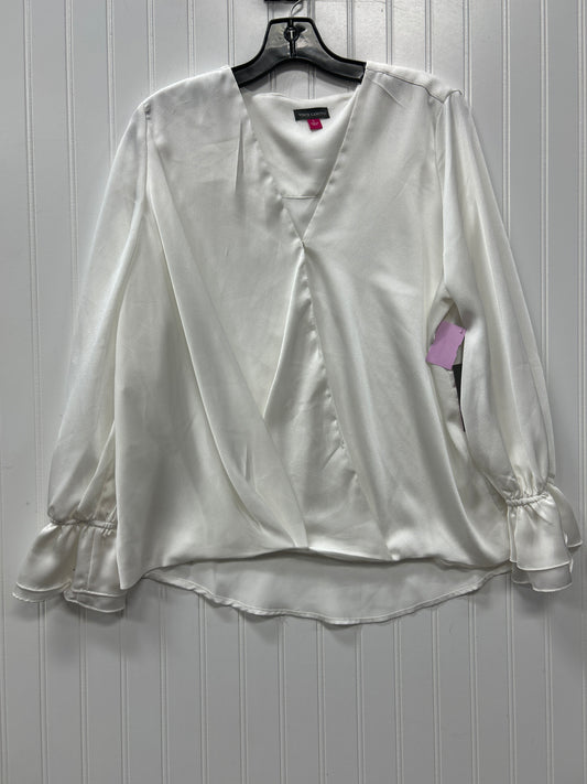 Top Ls By Vince Camuto In White, Size:L