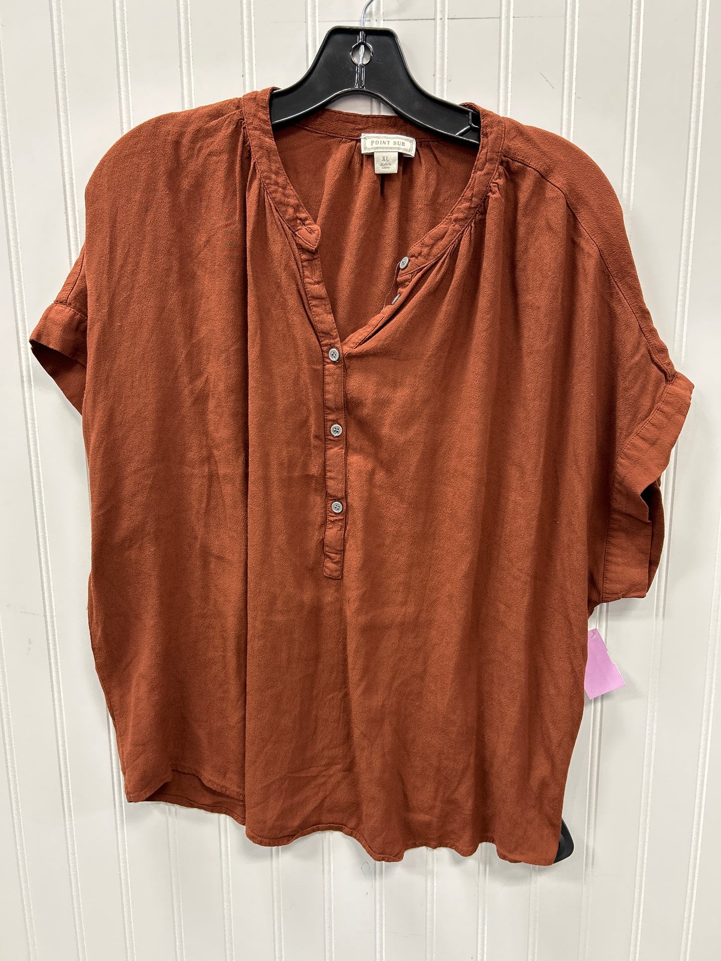 Top Ss By Point Sur In Brown, Size:Xl