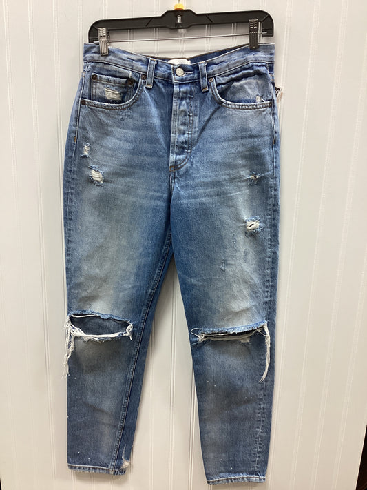 Jeans Straight By Cmc In Blue Denim, Size:6