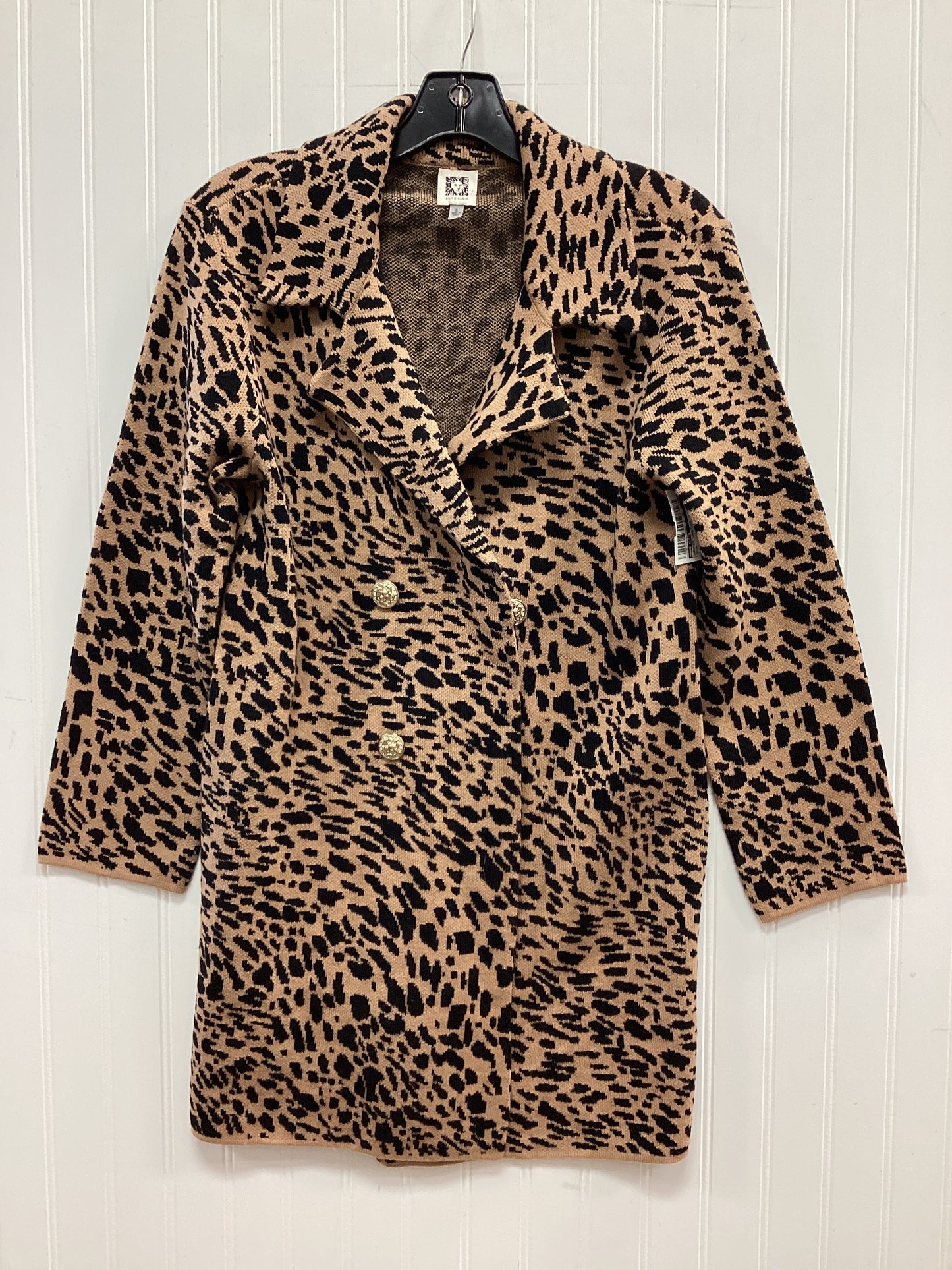 Sweater Cardigan By Anne Klein In Brown, Size:S