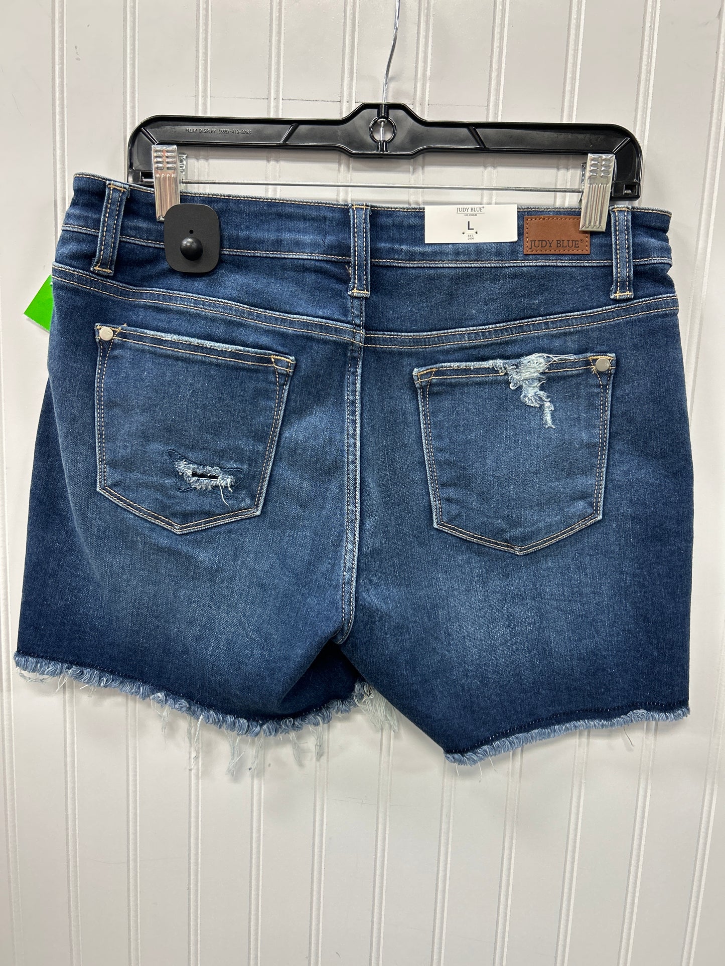 Shorts By Judy Blue In Blue Denim, Size:L