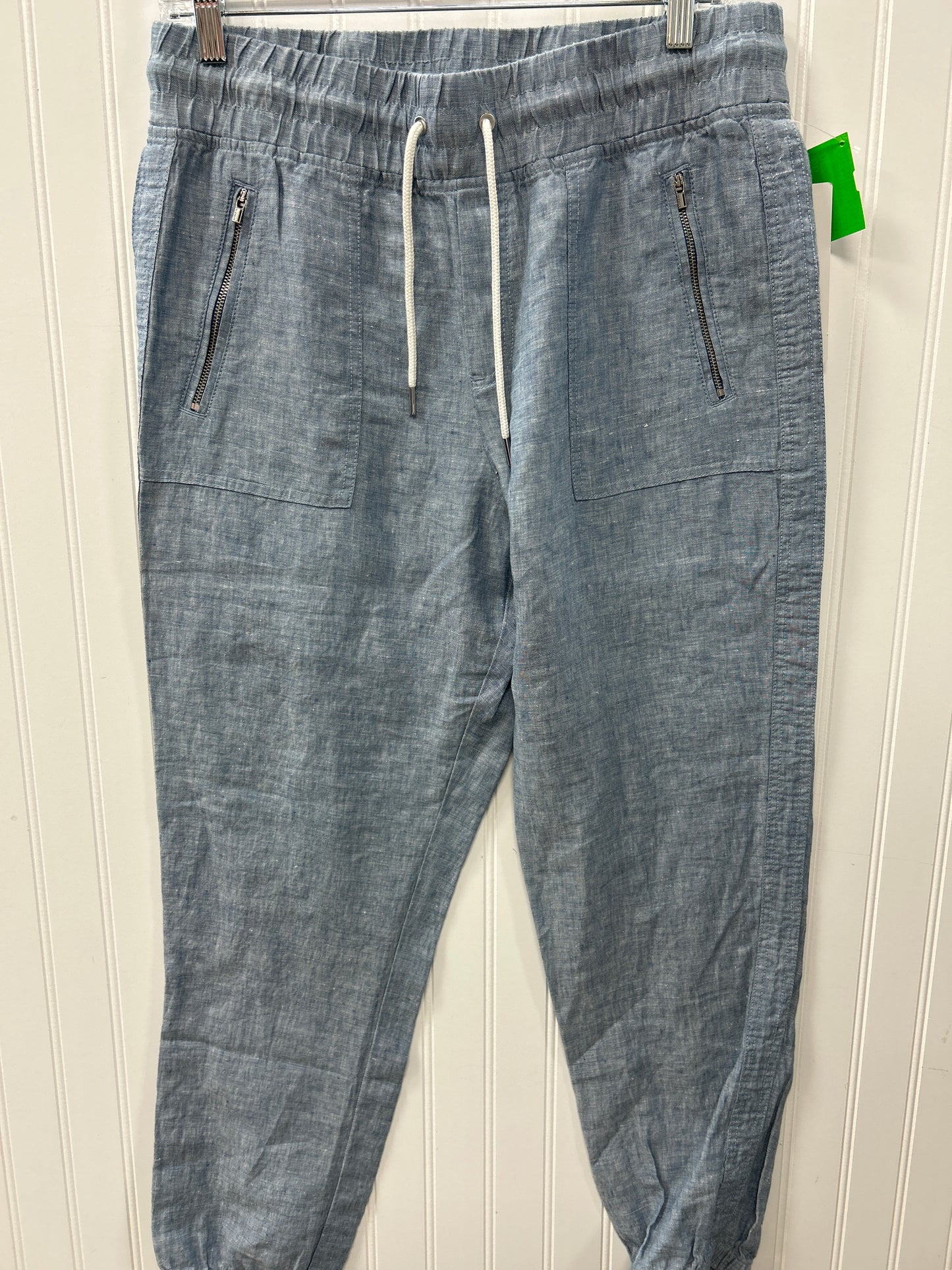 Pants Linen By Athleta In Blue, Size:10