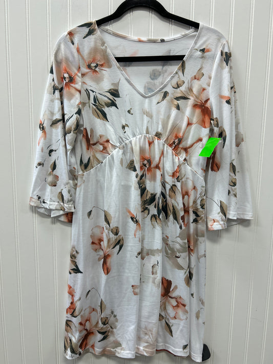 Dress Casual Midi By Cmc In Floral Print, Size:S