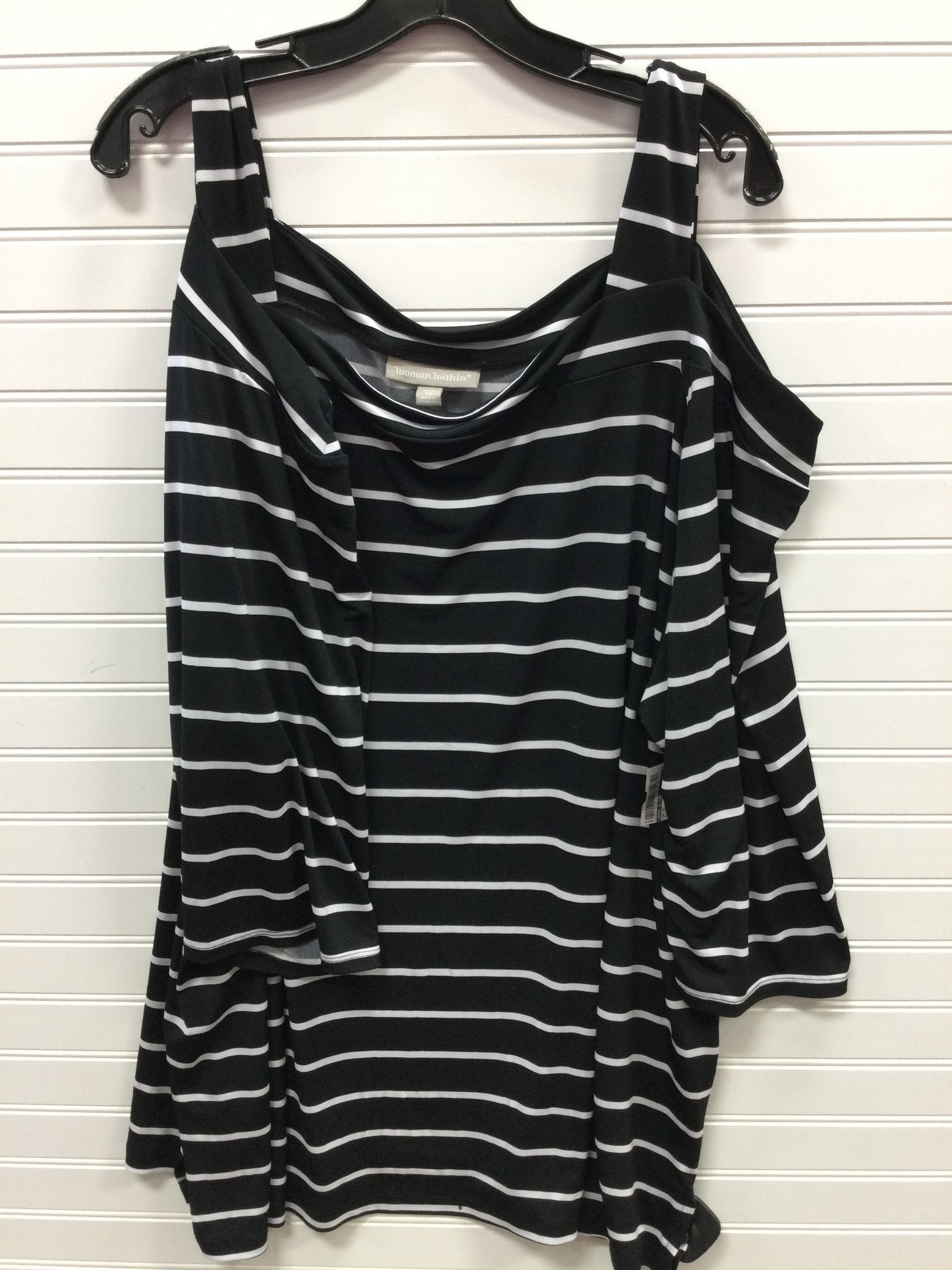 Top Ss By Woman Within In Black, Size:4X
