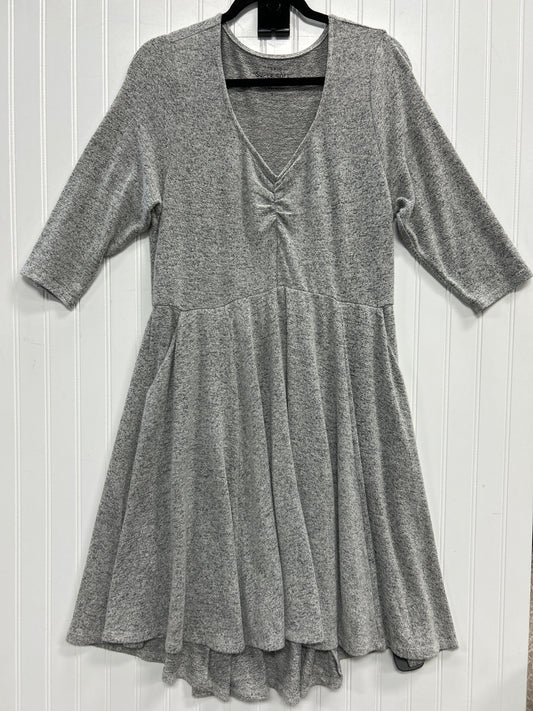 Dress Casual Midi By Torrid In Grey, Size:1X