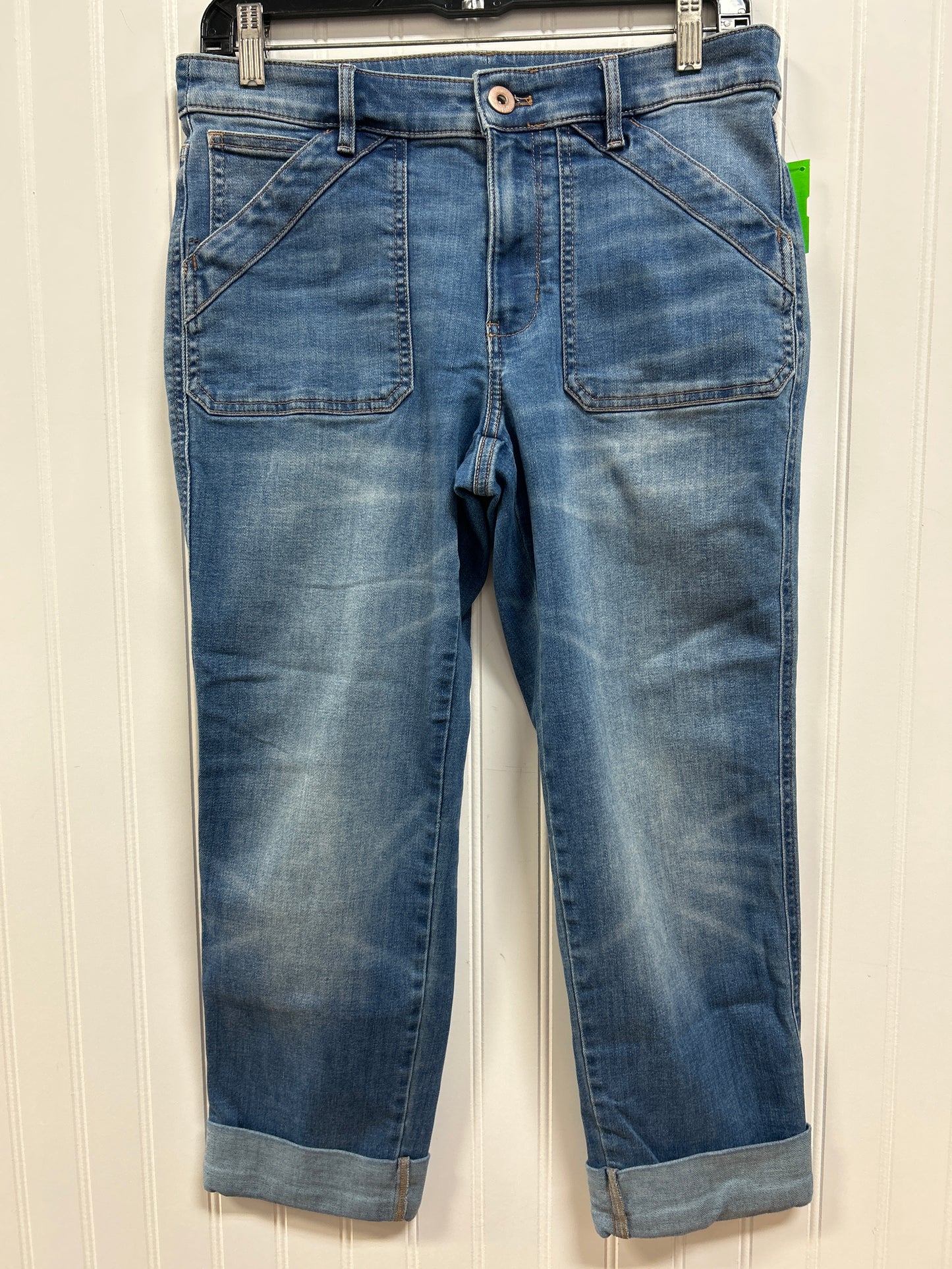 Jeans Skinny By J. Jill In Blue Denim, Size:6P