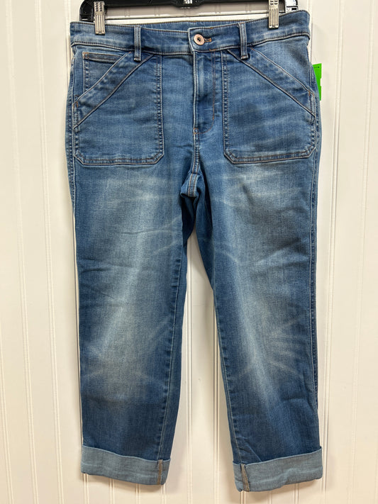 Jeans Skinny By J. Jill In Blue Denim, Size:6P