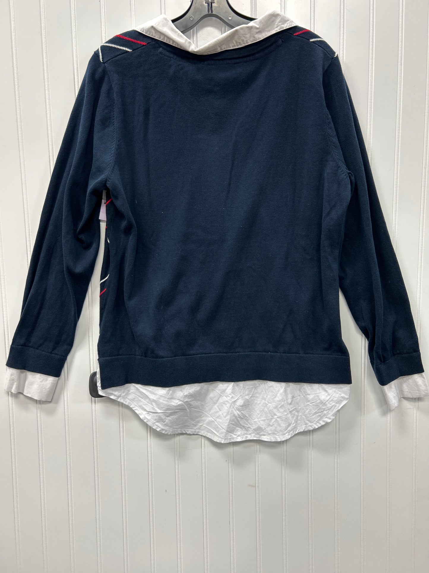 Top Ls By Tommy Hilfiger In Navy, Size:L