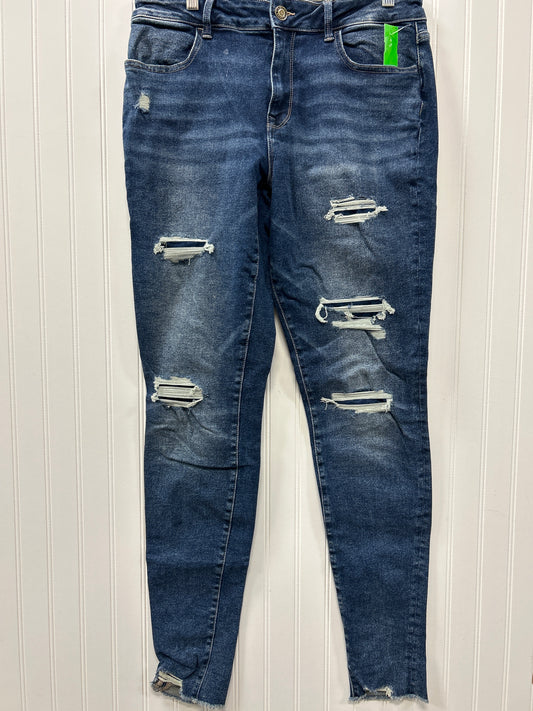 Jeans Skinny By Maurices In Blue Denim, Size:L