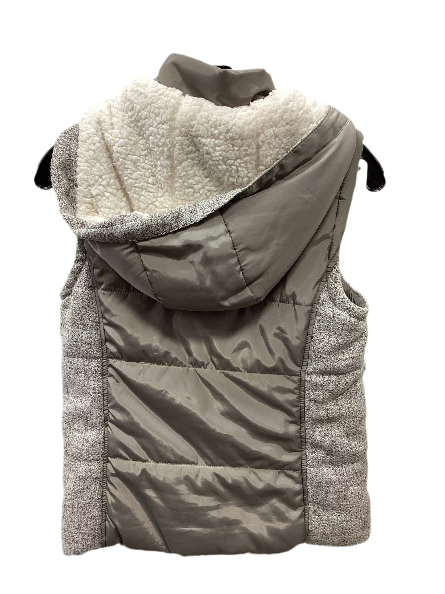 Vest Puffer & Quilted By Vanity In Taupe, Size:S