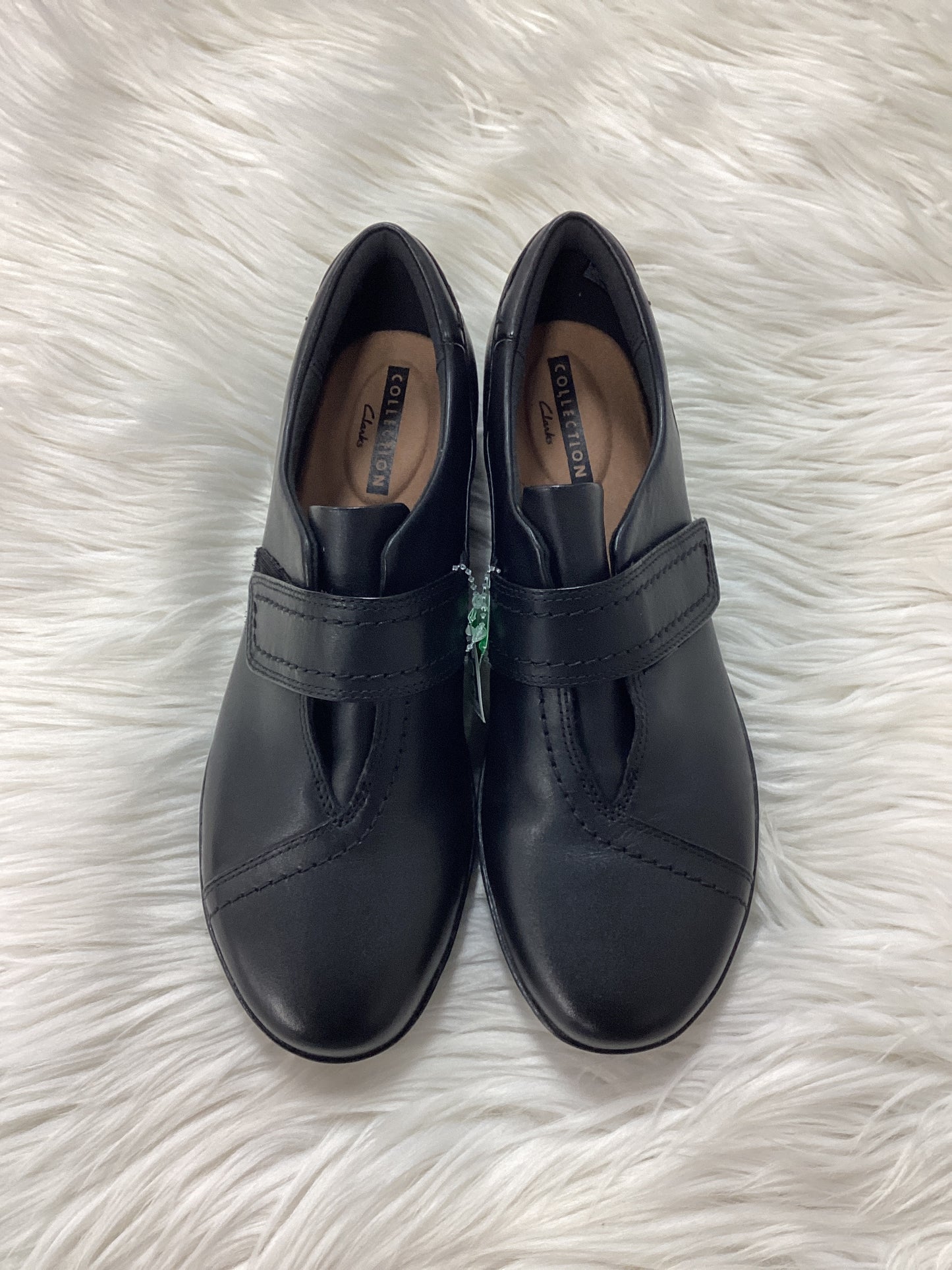 Shoes Flats By Clarks In Black, Size:8.5