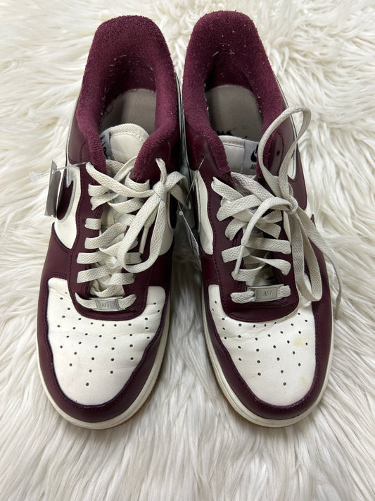 Shoes Sneakers By Nike In Purple & White, Size:9.5