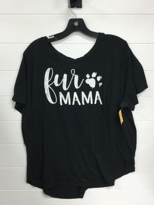 Top Ss By Maurices In Black, Size:2X