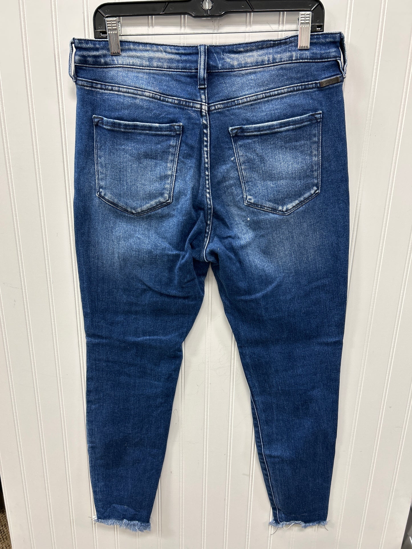 Jeans Skinny By Kancan In Blue Denim, Size:8