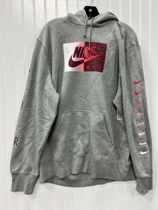 Sweatshirt Hoodie By Nike Apparel In Grey, Size:2X