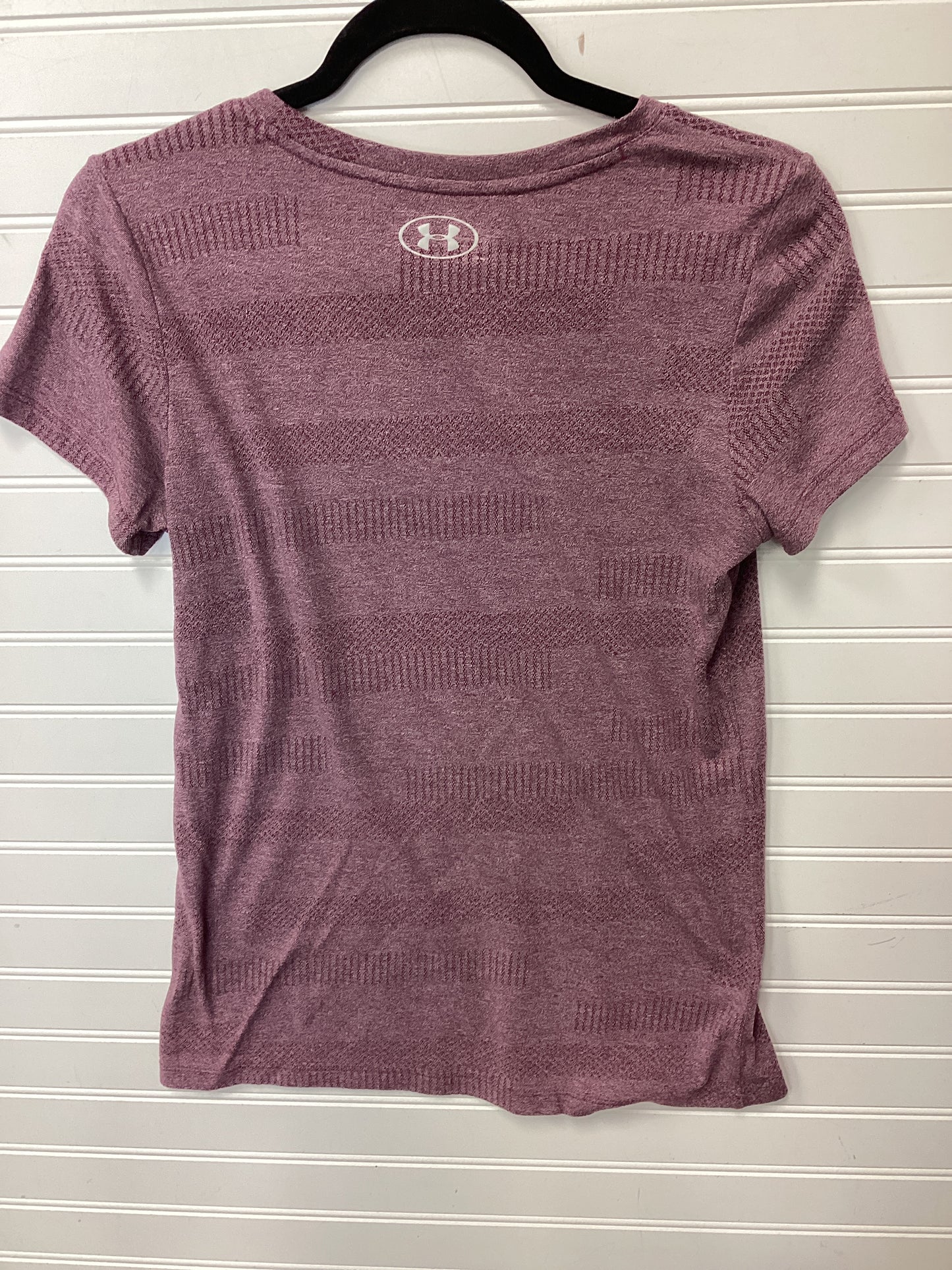Athletic Top Ss By Under Armour In Purple, Size:S