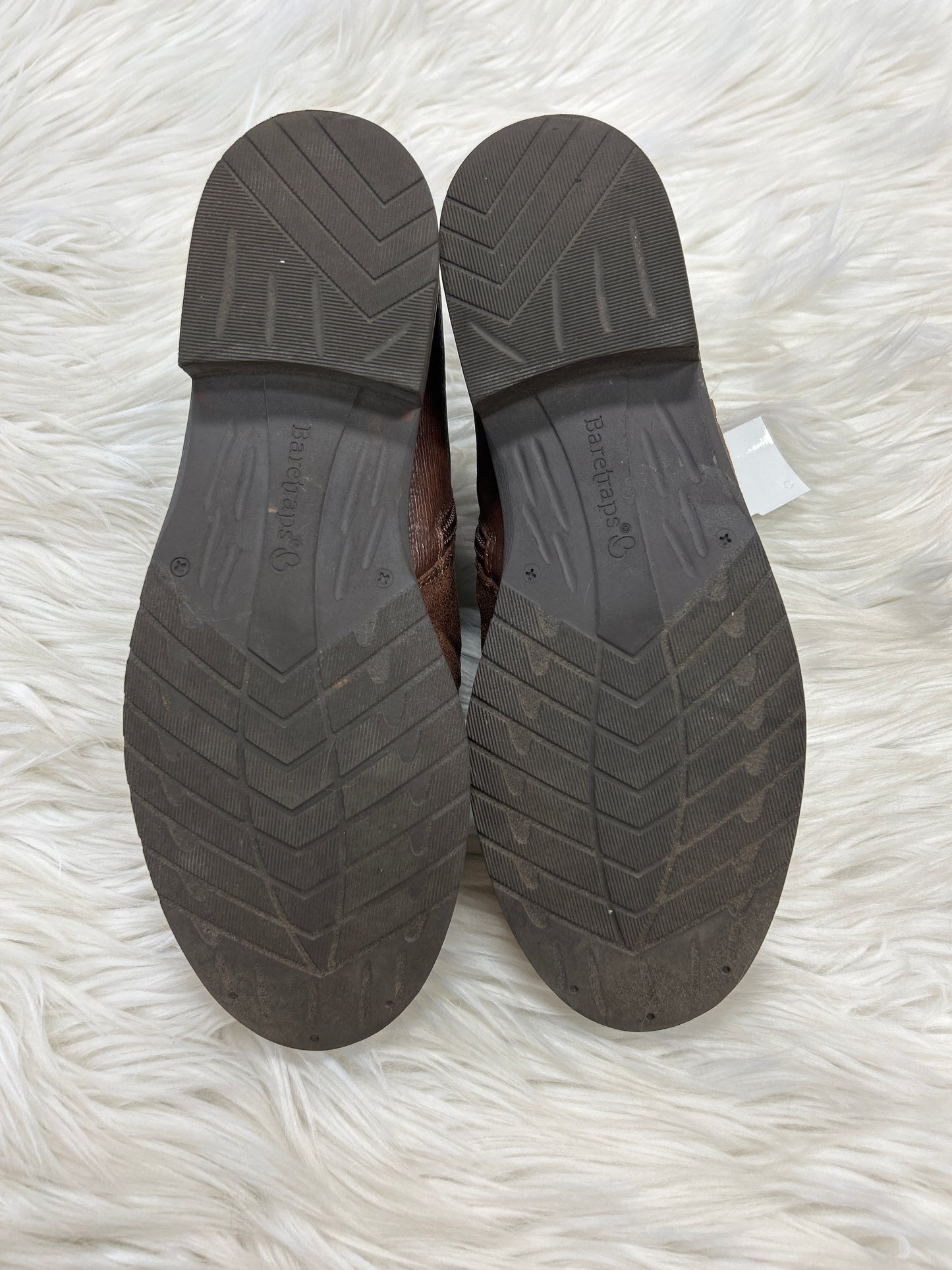 Boots Ankle Flats By Bare Traps In Brown, Size:8.5