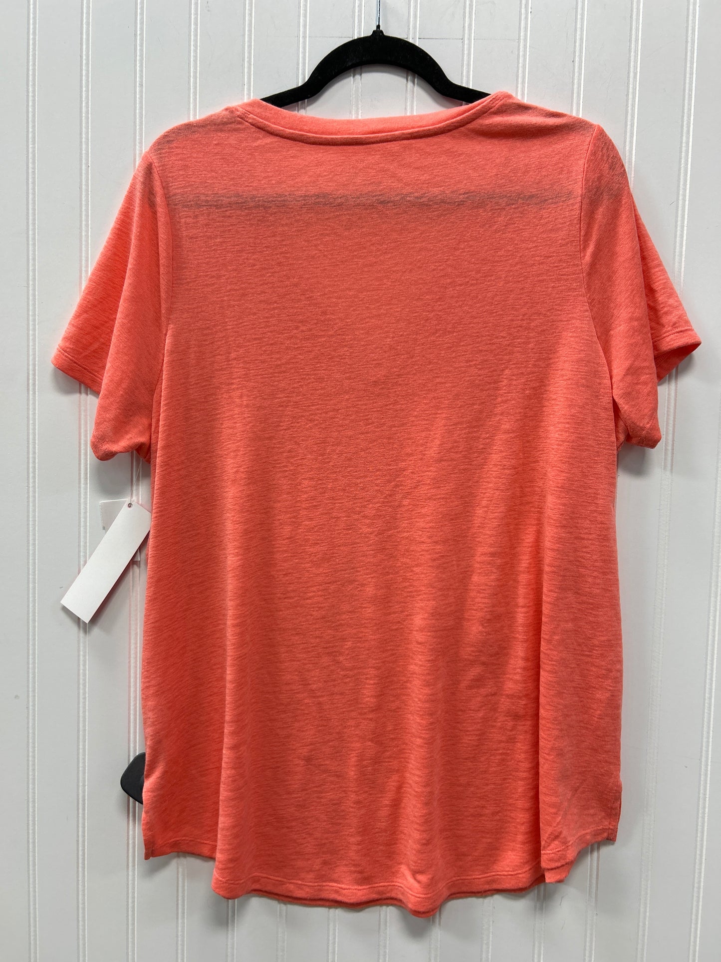 Athletic Top Ss By Athleta In Orange, Size:Xl
