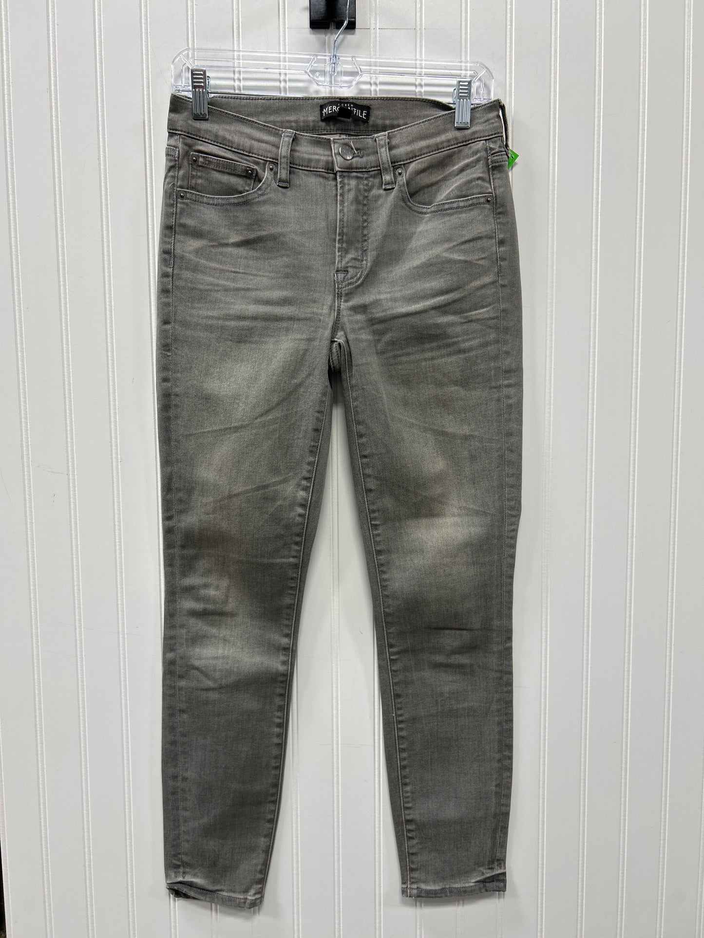 Jeans Skinny By J. Crew In Grey, Size:4