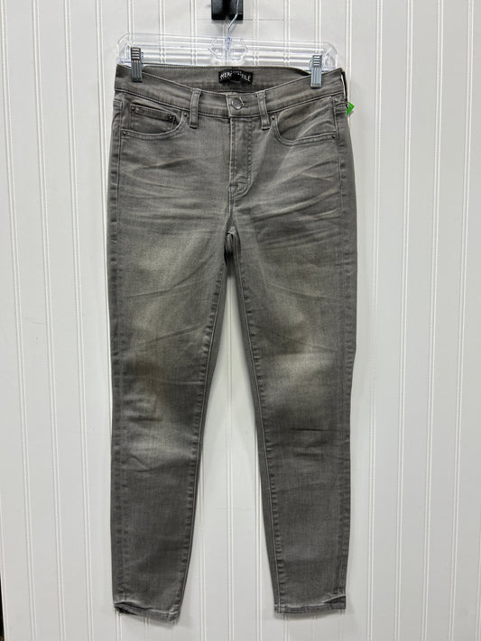Jeans Skinny By J. Crew In Grey, Size:4