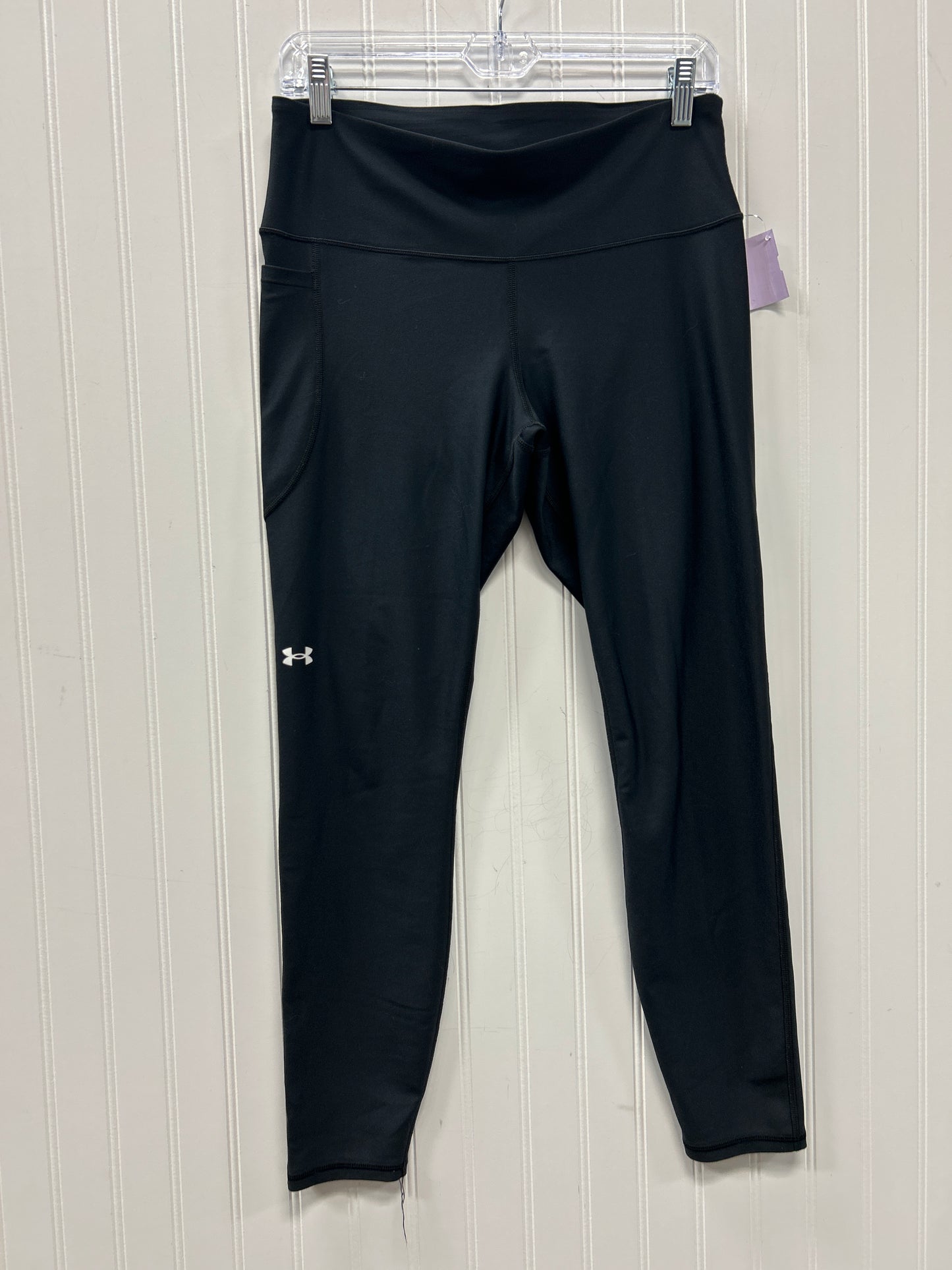 Athletic Leggings By Under Armour In Black, Size:L