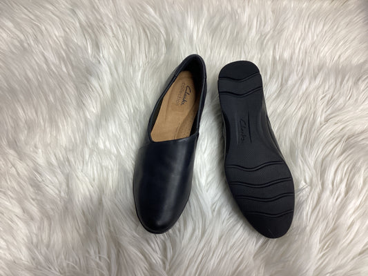 Shoes Flats By Clarks In Black, Size:8