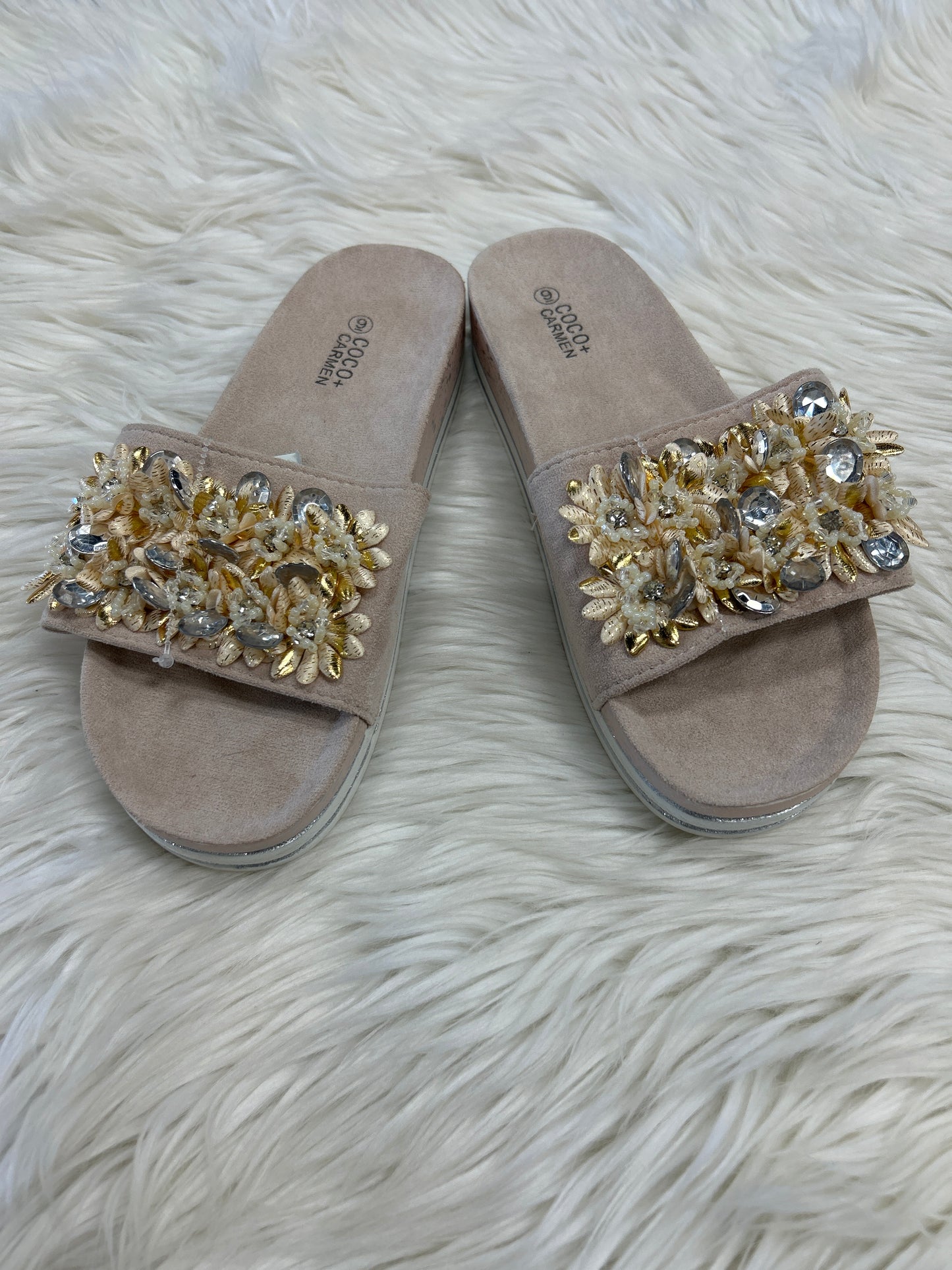 Sandals Flats By Coco And Carmen In Pink, Size:9