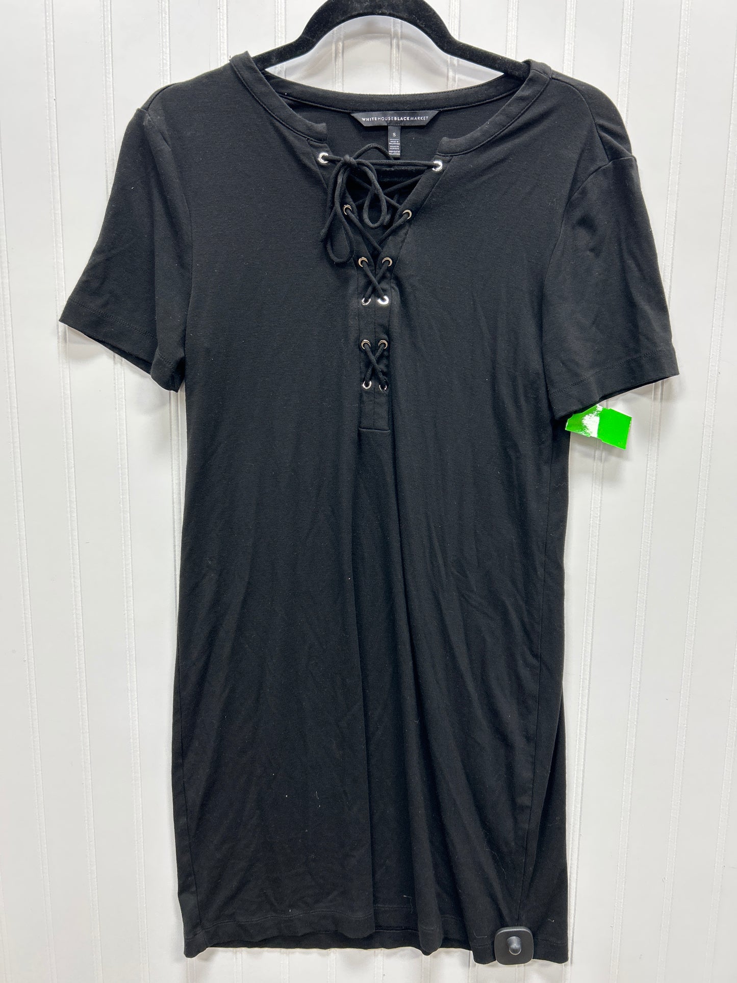 Dress Casual Midi By White House Black Market In Black, Size:S