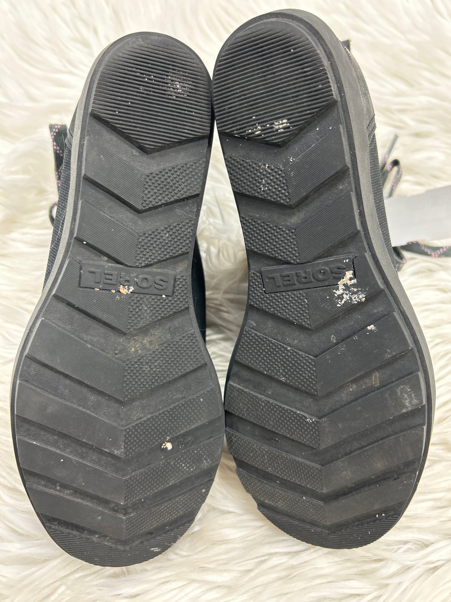 Boots Ankle Flats By Sorel In Black, Size:9