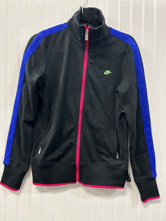 Athletic Jacket By Nike Apparel In Black, Size:L