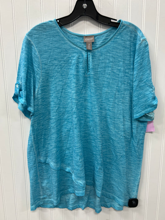 Top Ss By Chicos In Blue, Size:L