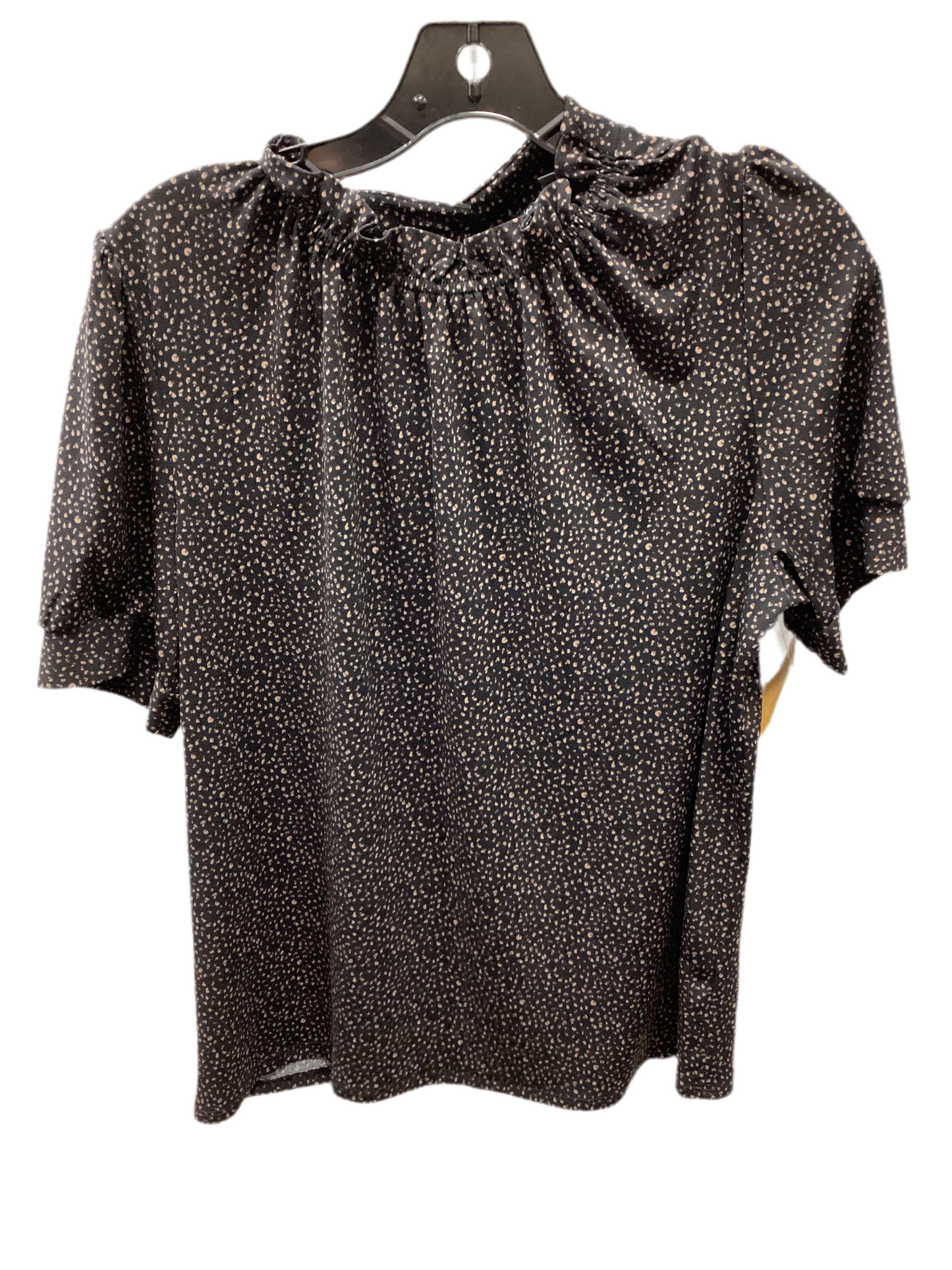 Top Ss By Adrianna Papell In Black & Brown, Size:L
