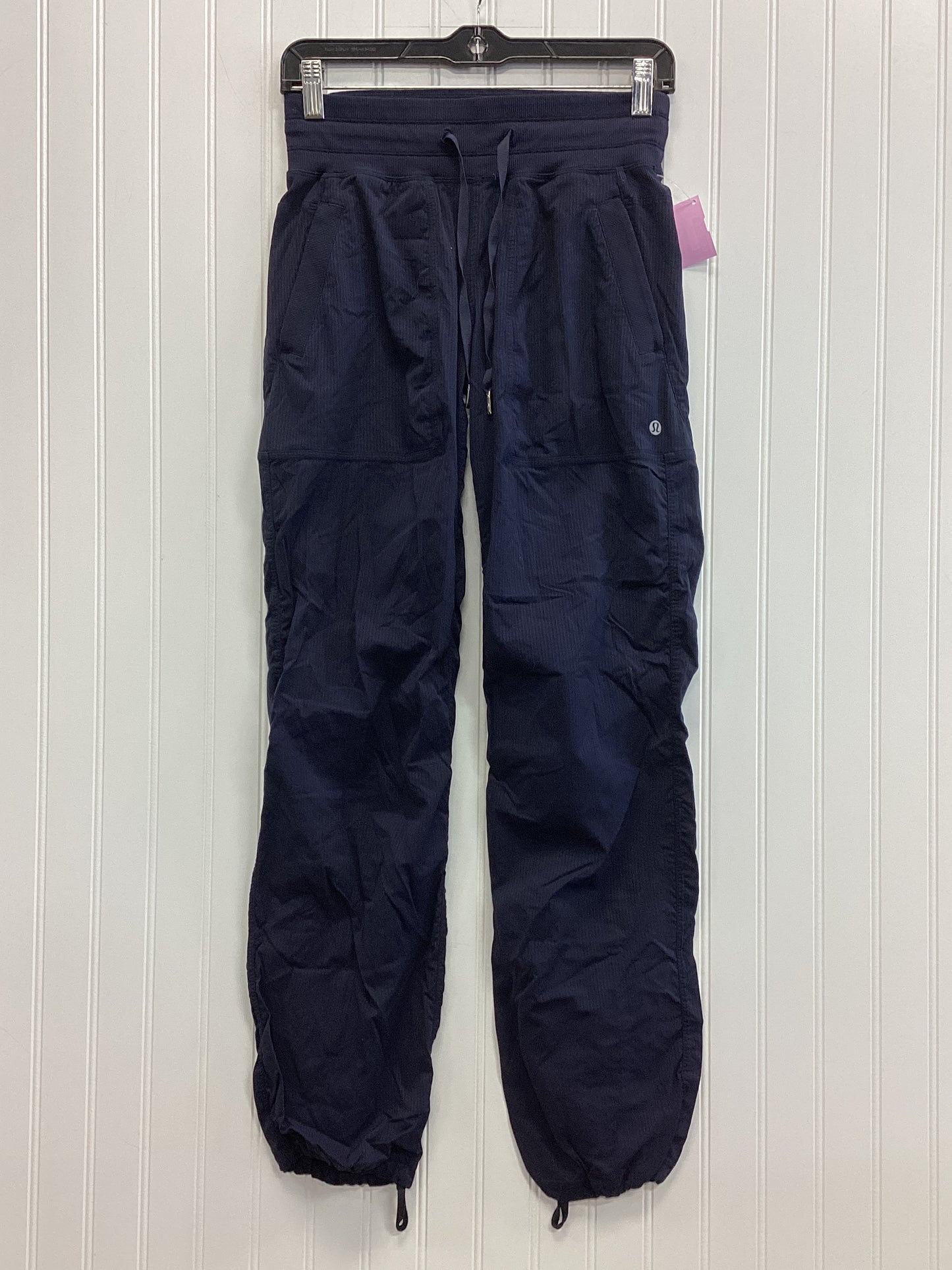 Athletic Pants By Lululemon In Navy, Size:4