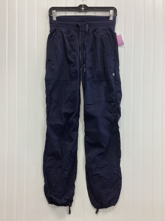 Athletic Pants By Lululemon In Navy, Size:4