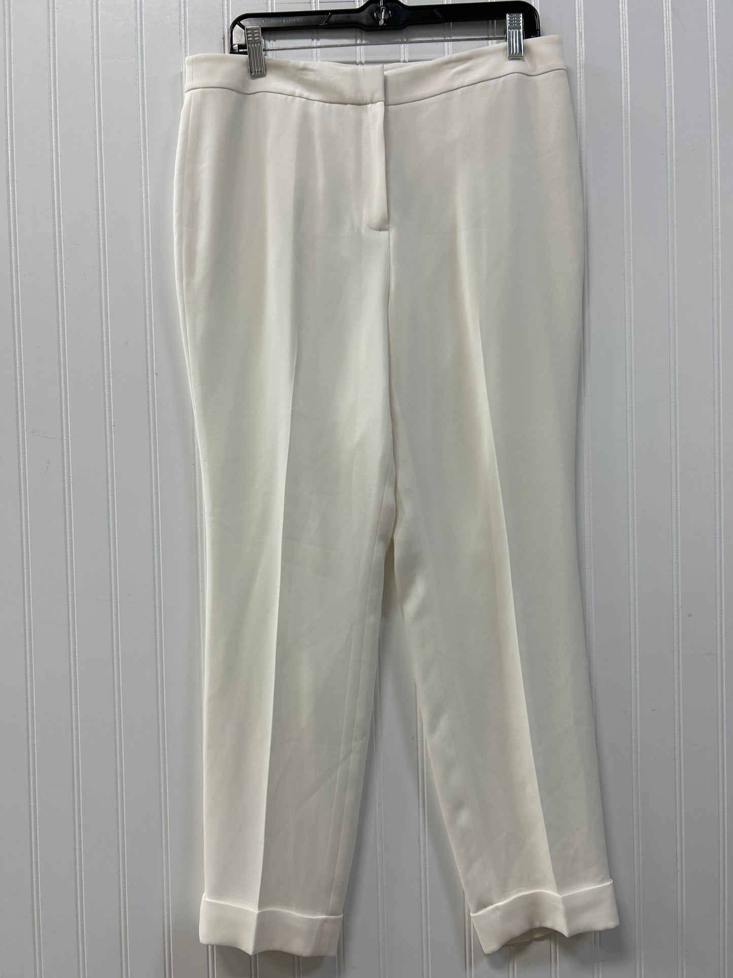 Pants Designer By Lafayette 148 In White, Size:10