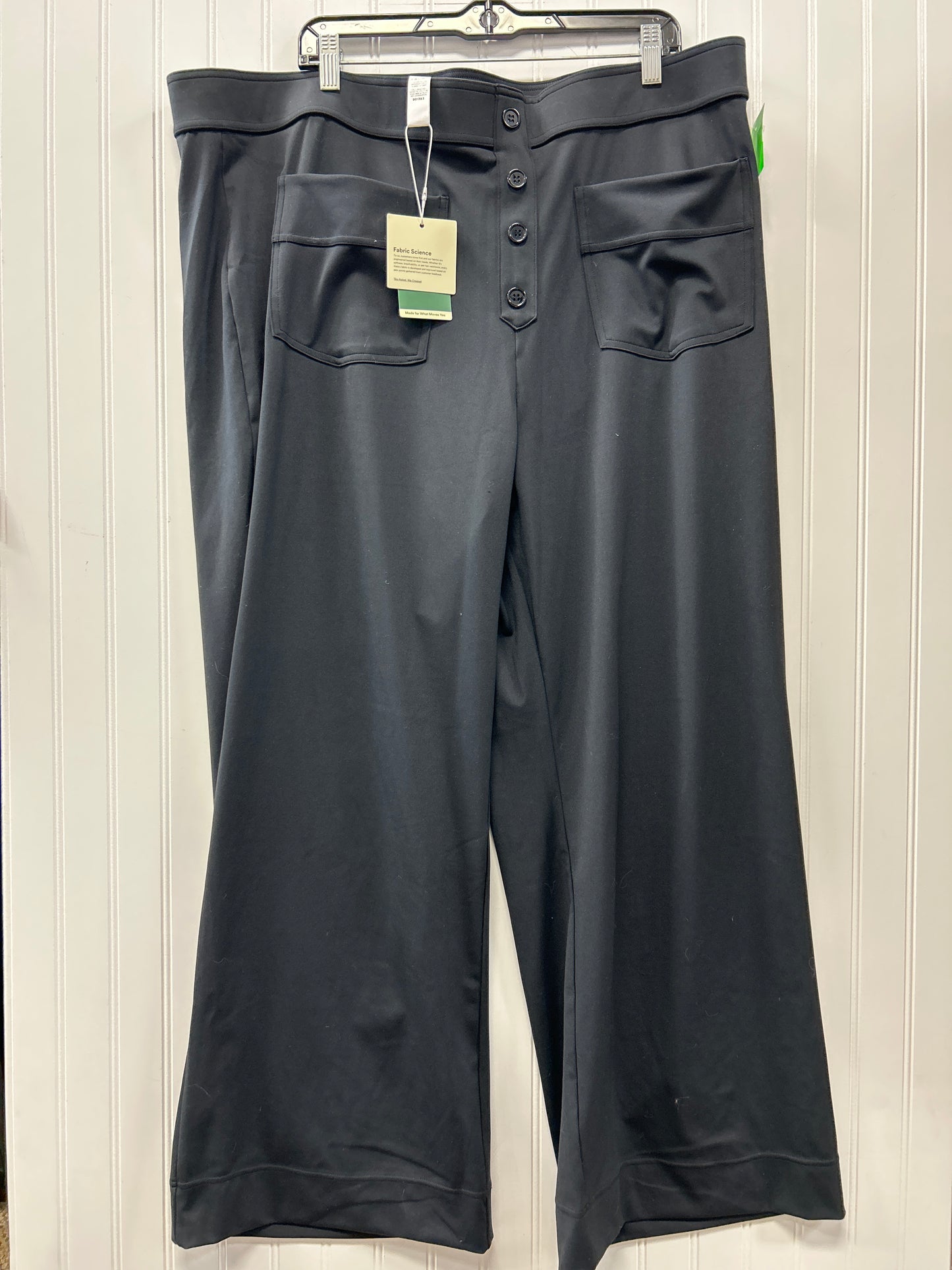 Athletic Pants By Halara In Black, Size:3X NWT