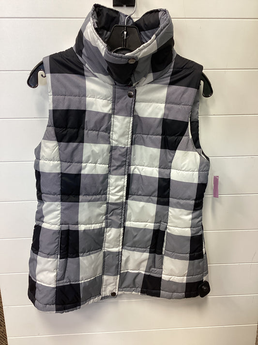 Vest Puffer & Quilted By Arizona In Black & White, Size:L